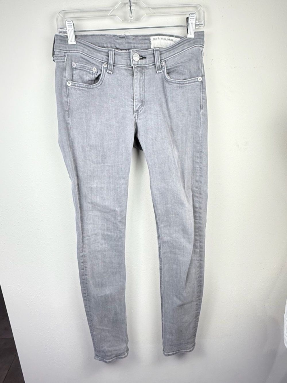 Rag & Bone Skinny Jeans Gray size 28 Women's Dark Iron